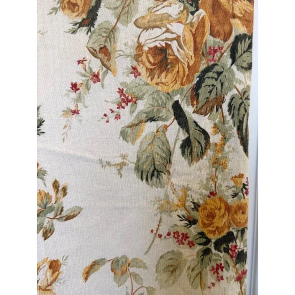 Le Telerie Toscane Heirloom Tablecloth 100% Cotton Floral Luxury Italy 96x66